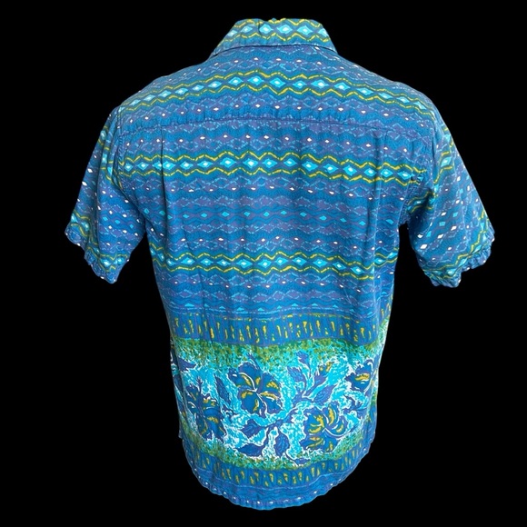 Vintage Andrade Waikiki Hawaiian Aloha Soft Cotton Fits Medium - Picture 5 of 7
